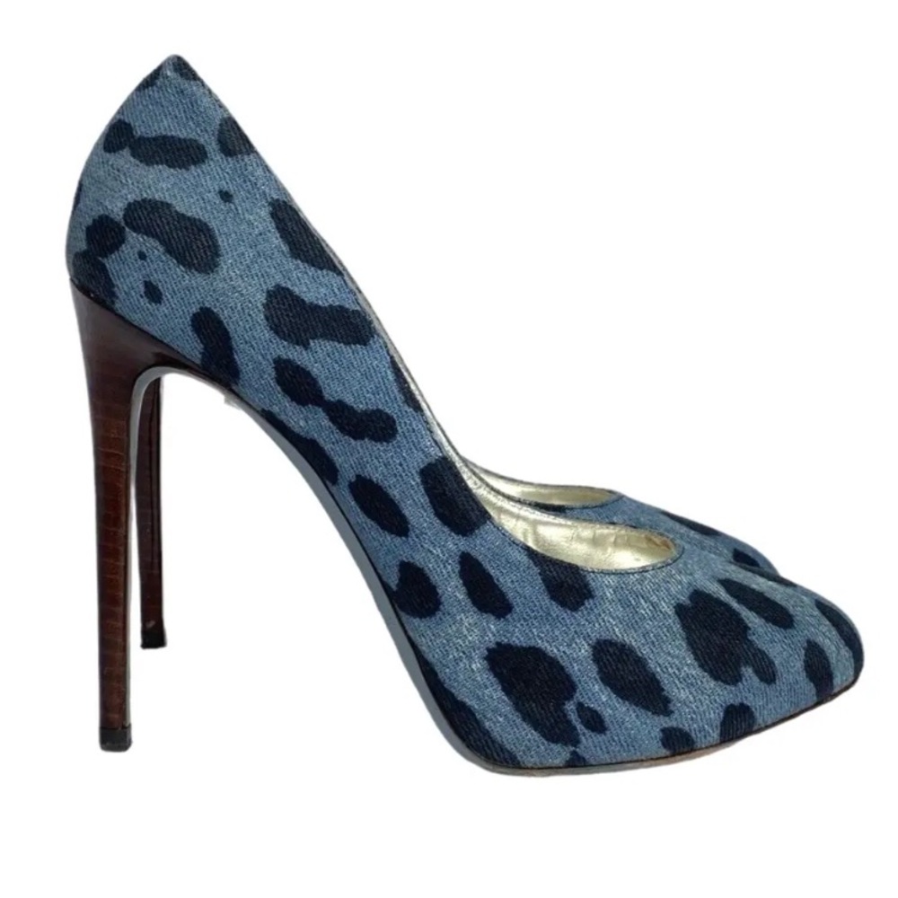 Dolce & Gabbana denim heels Make me a offer - Picture 2 of 5